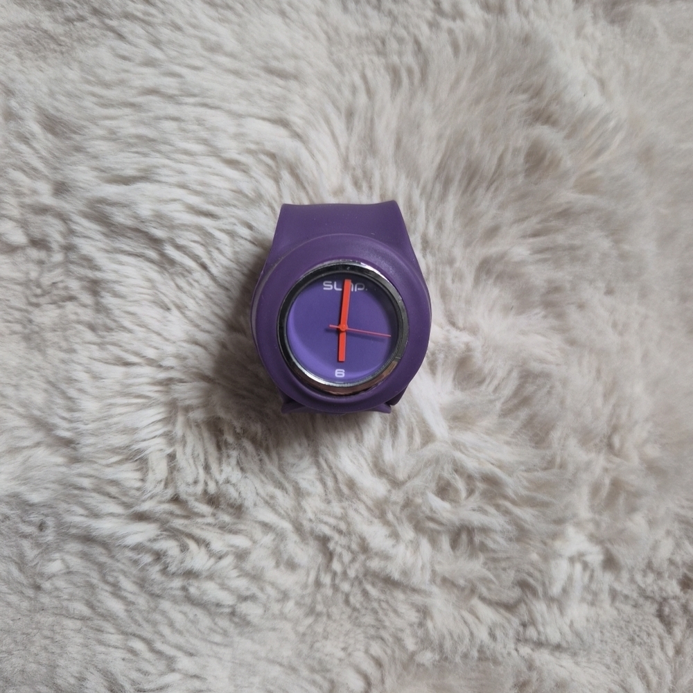 Slap Watch Purple Slapwatch Streetwear Snap Around Band Nostalgia Fun School ✨️
